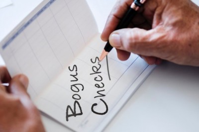 What is the penalty for giving bogus checks?