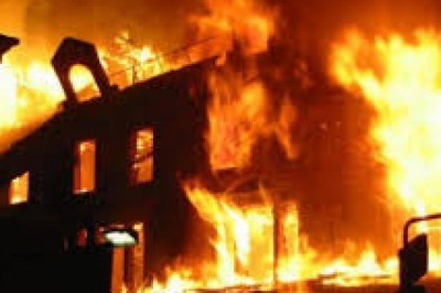 Fire at the Cinema House in Dammam