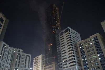 Sharjah: Terrible fire in 48-storey tower