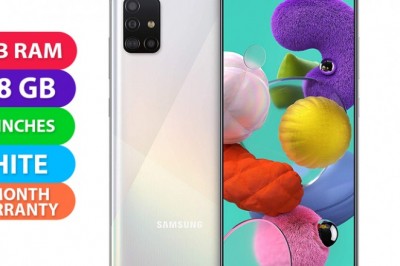 Samsung Galaxy A51 Dual SIM, 128GB, 6 GB RAM, 4G LTE - White