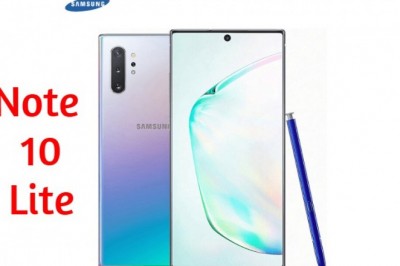 Samsung Galaxy Note 10 Lite Dual SIM - 128GB, 8GB RAM, 4G LTE, Aura Glow