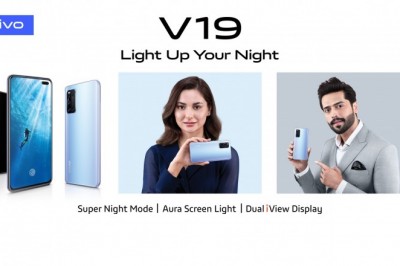 vivo V19 Dual SIM, 8GB RAM, 128GB, 4G LTE, Sleek Silver